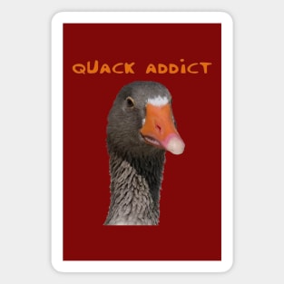 Quack Addict Pet Duck Lover Humor Magnet